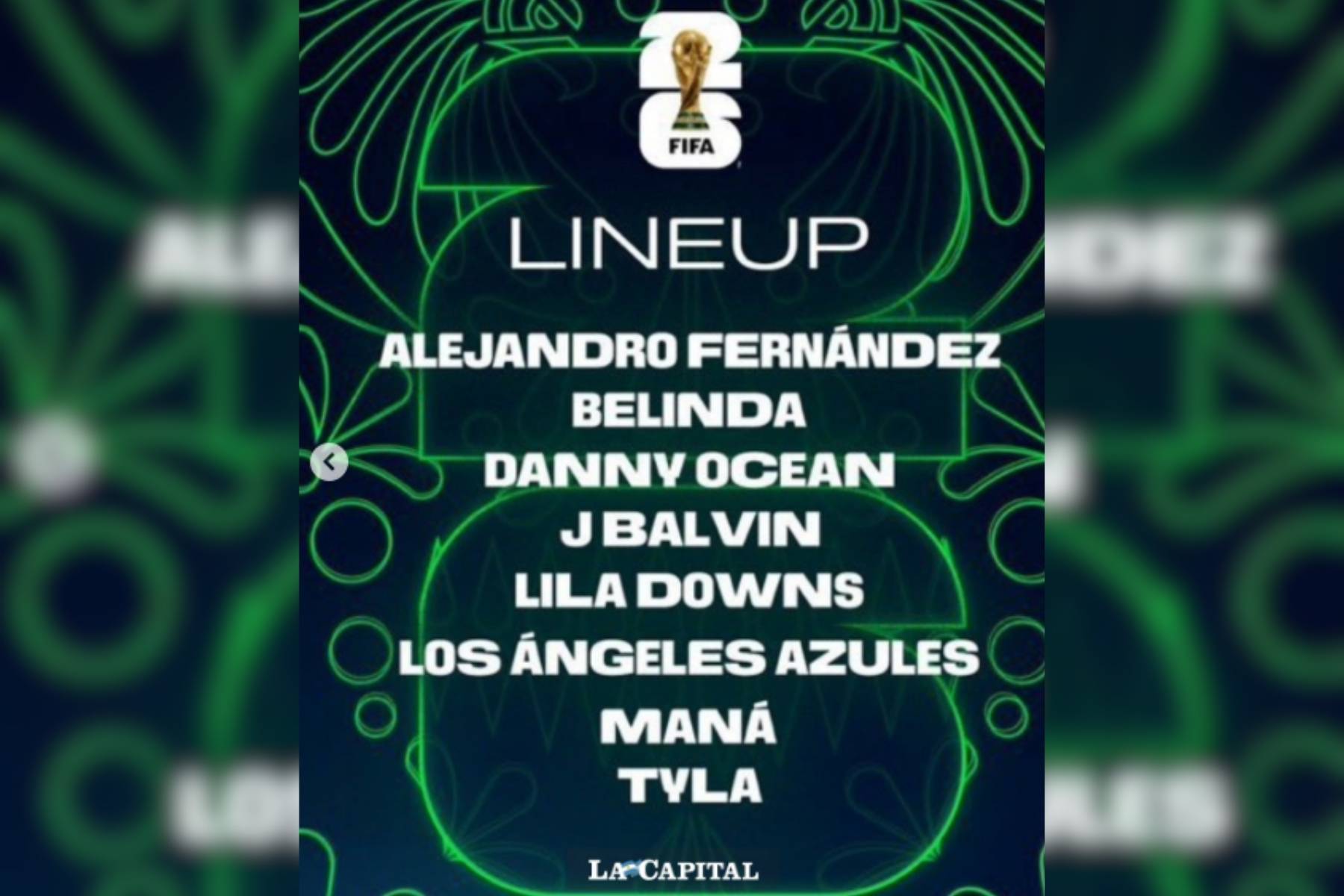 Sabrosita 590 - 1410 AM | Artistas confirmados para el Mundial 2026 ...